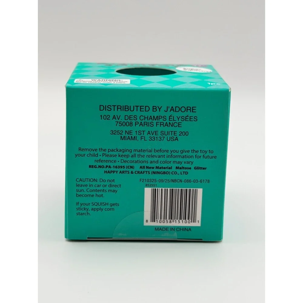 J'adore Diamond Squishy Super Duper Squishy GREEN  New